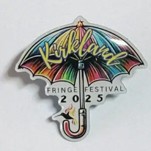Umbrella Fringe Lapel Pin